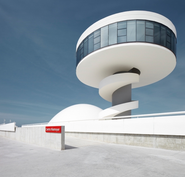 Photograph Rudi Sebastian Centro Niemeyer In Aviles Spain on One Eyeland